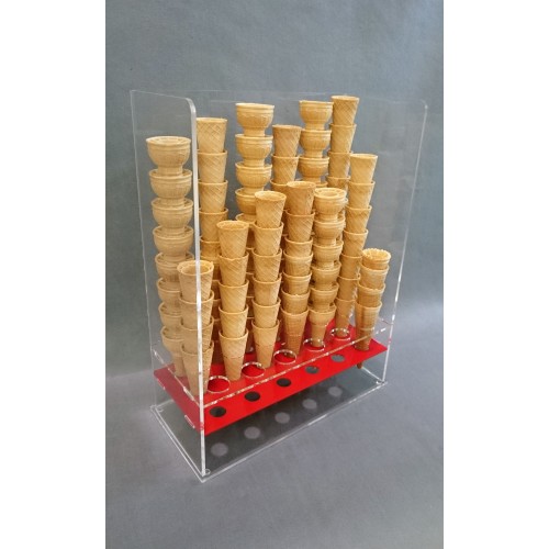 Espositore portaconi gelato 18 fori